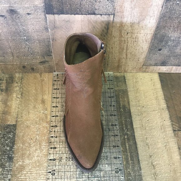 Old Gringo Brown Tassel Ankle Cowboy Boots Womens 7.5 B - Picture 3 of 12
